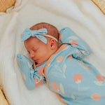 Newborn Knotted Gown - Clementine