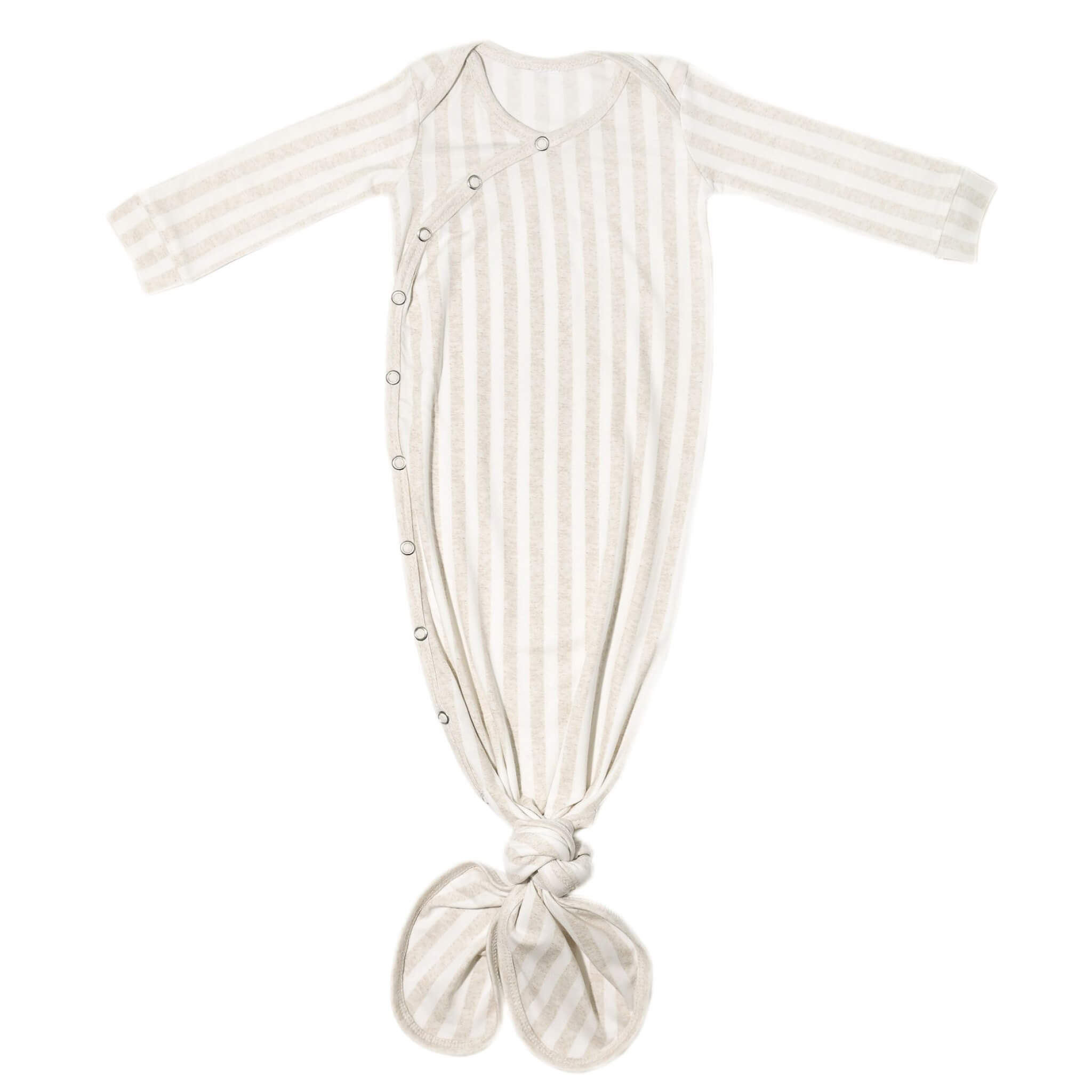 Newborn Knotted Gown - Coastal