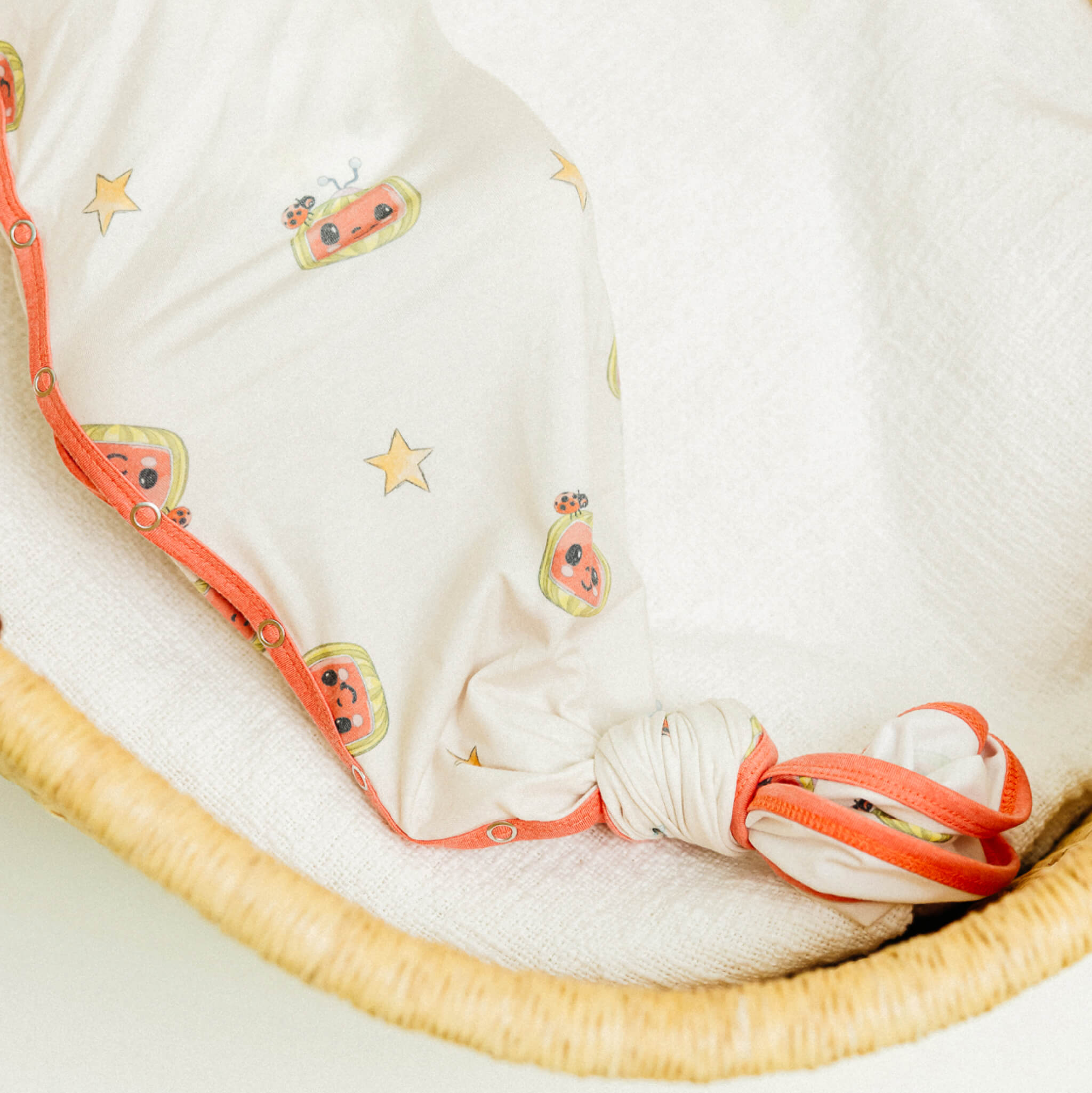 Newborn Knotted Gown - CoComelon