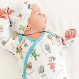 Newborn Knotted Gown - CoComelon Friends