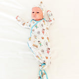 Newborn Knotted Gown - CoComelon