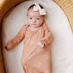 Newborn Knotted Gown - Cooper