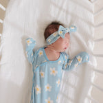Newborn Knotted Gown - Della