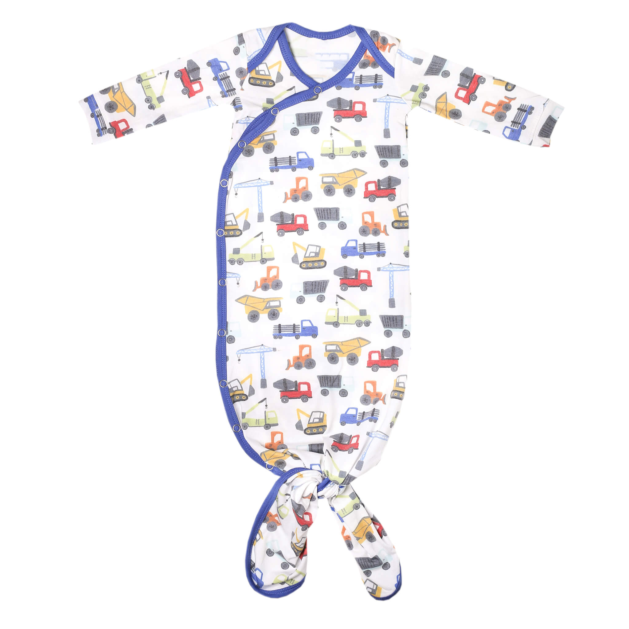 Newborn Knotted Gown - Diesel