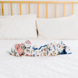 Newborn Knotted Gown - Diesel