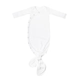 Newborn Knotted Gown - Dove