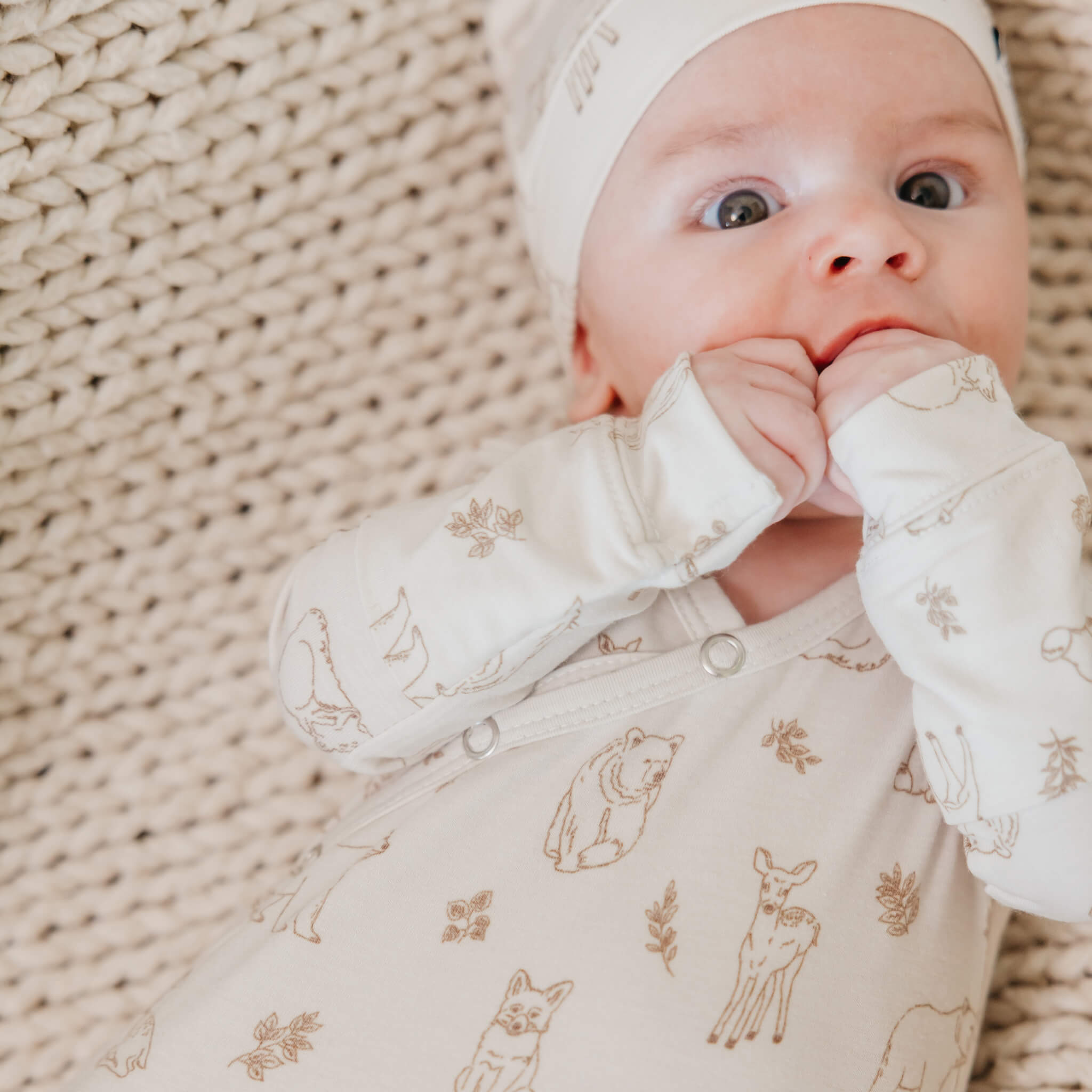 Newborn Knotted Gown - Dylan