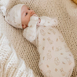 Newborn Knotted Gown - Dylan