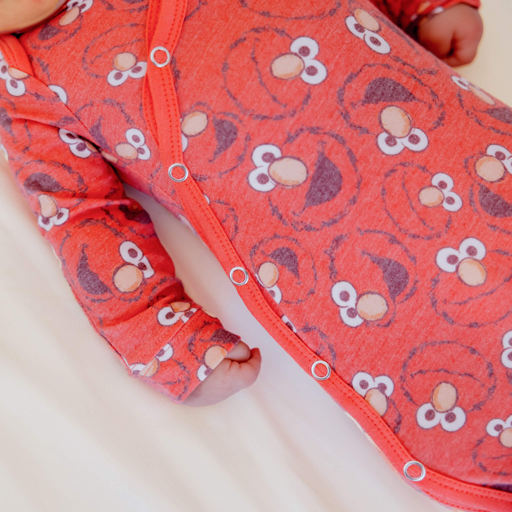 Newborn Knotted Gown - Elmo