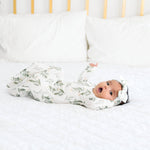 Newborn Knotted Gown - Fern