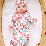 Newborn Knotted Gown - Fraser