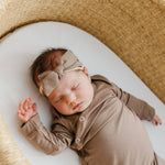 Newborn Knotted Gown - Gobi