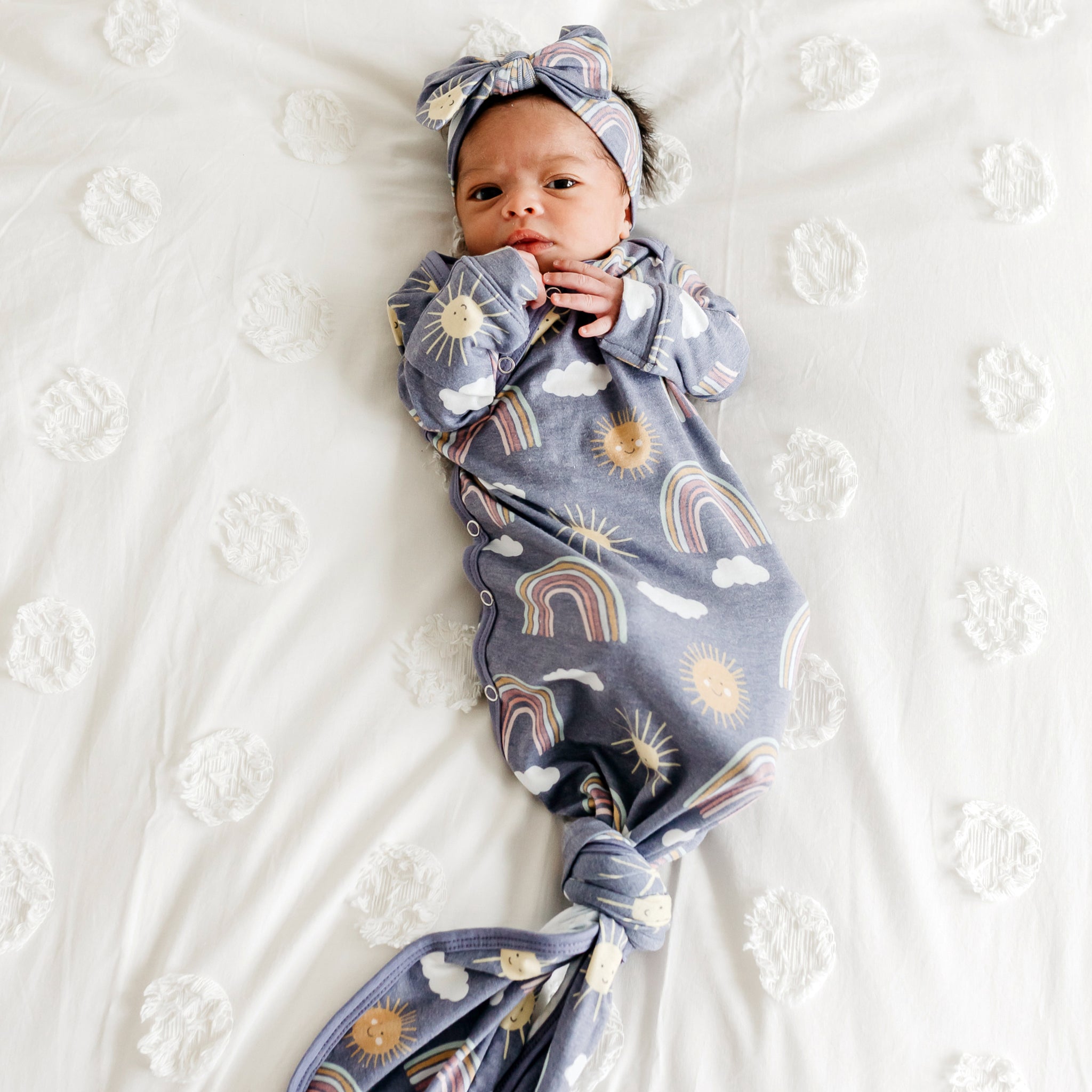 Newborn Knotted Gown - Hope