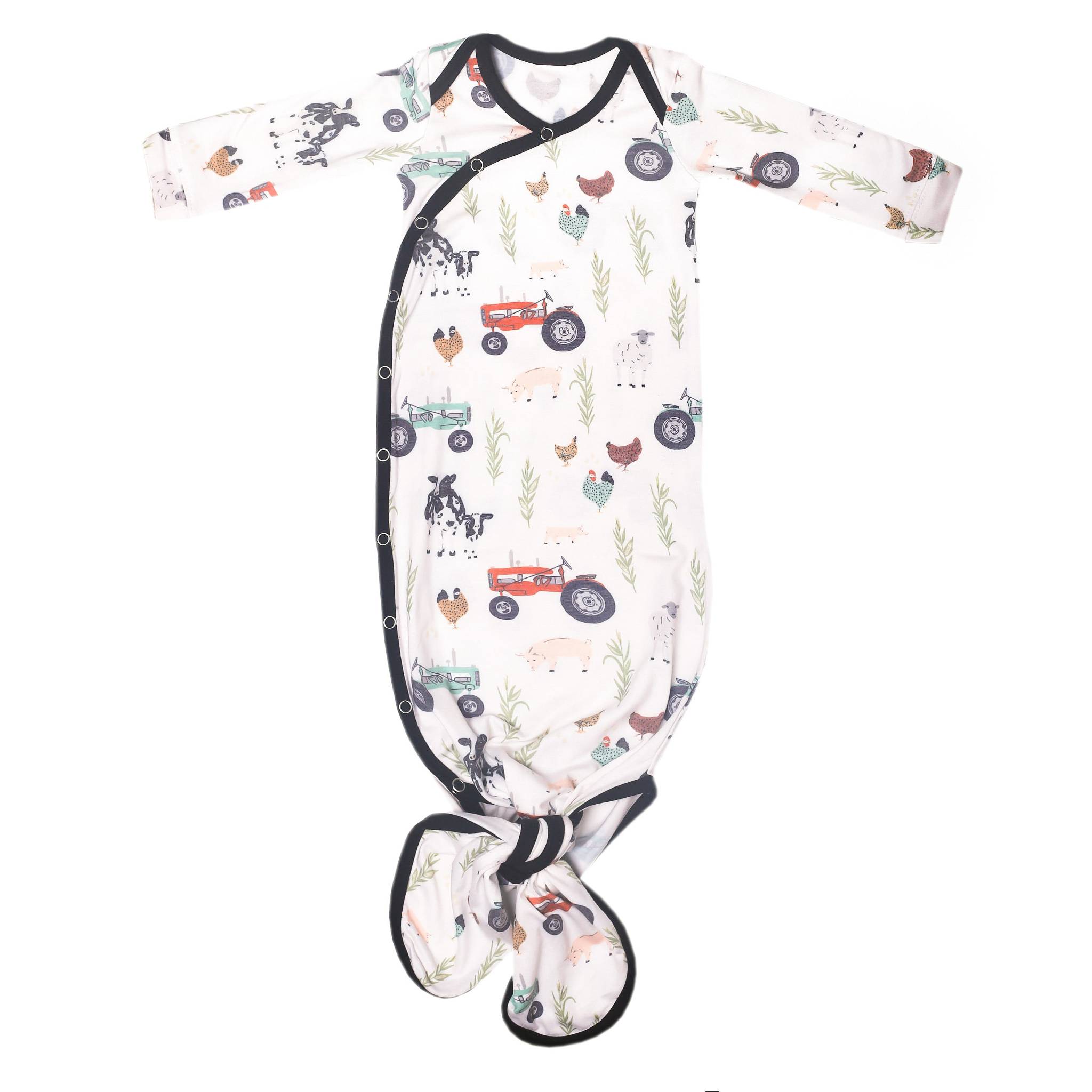 Newborn Knotted Gown - Jo