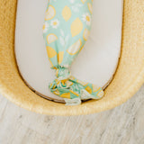 Newborn Knotted Gown - Lemon