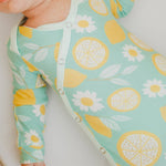 Newborn Knotted Gown - Lemon