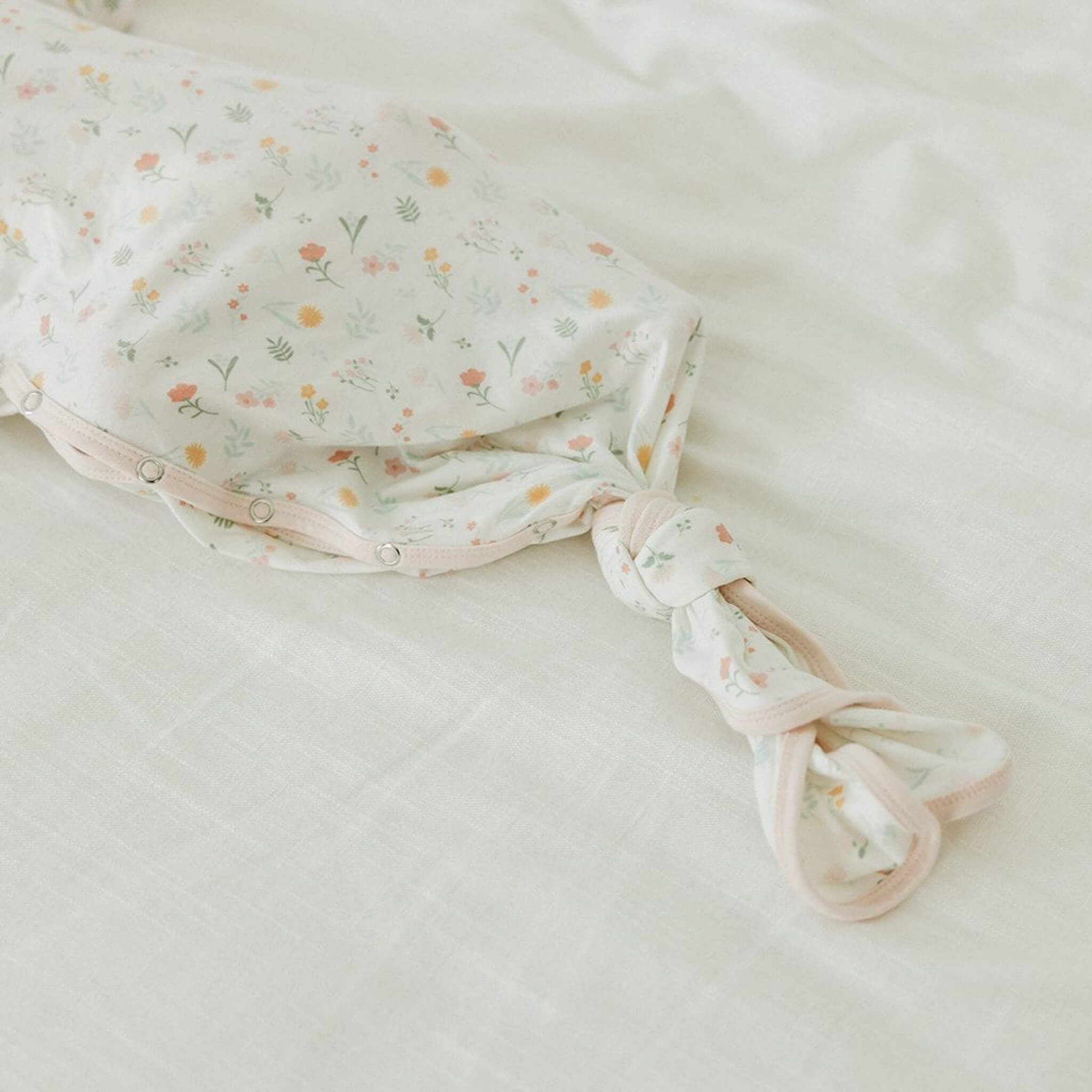 Newborn Knotted Gown - Mabel