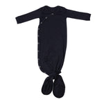 Newborn Knotted Gown - Midnight