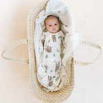 Newborn Knotted Gown - Noah
