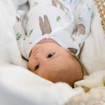 Newborn Knotted Gown - Noah