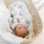 Newborn Knotted Gown - Noah