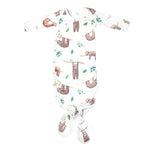 Newborn Knotted Gown - Noah