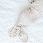 Newborn Knotted Gown - Oat