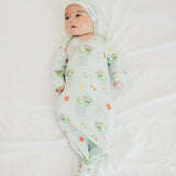 Newborn Knotted Gown - Oscar the Grouch