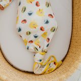 Newborn Knotted Gown - Sesame Scribbles