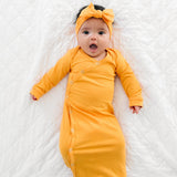 Newborn Knotted Gown - Solar