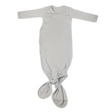 Newborn Knotted Gown - Stone