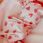 Newborn Knotted Gown - Strawberry