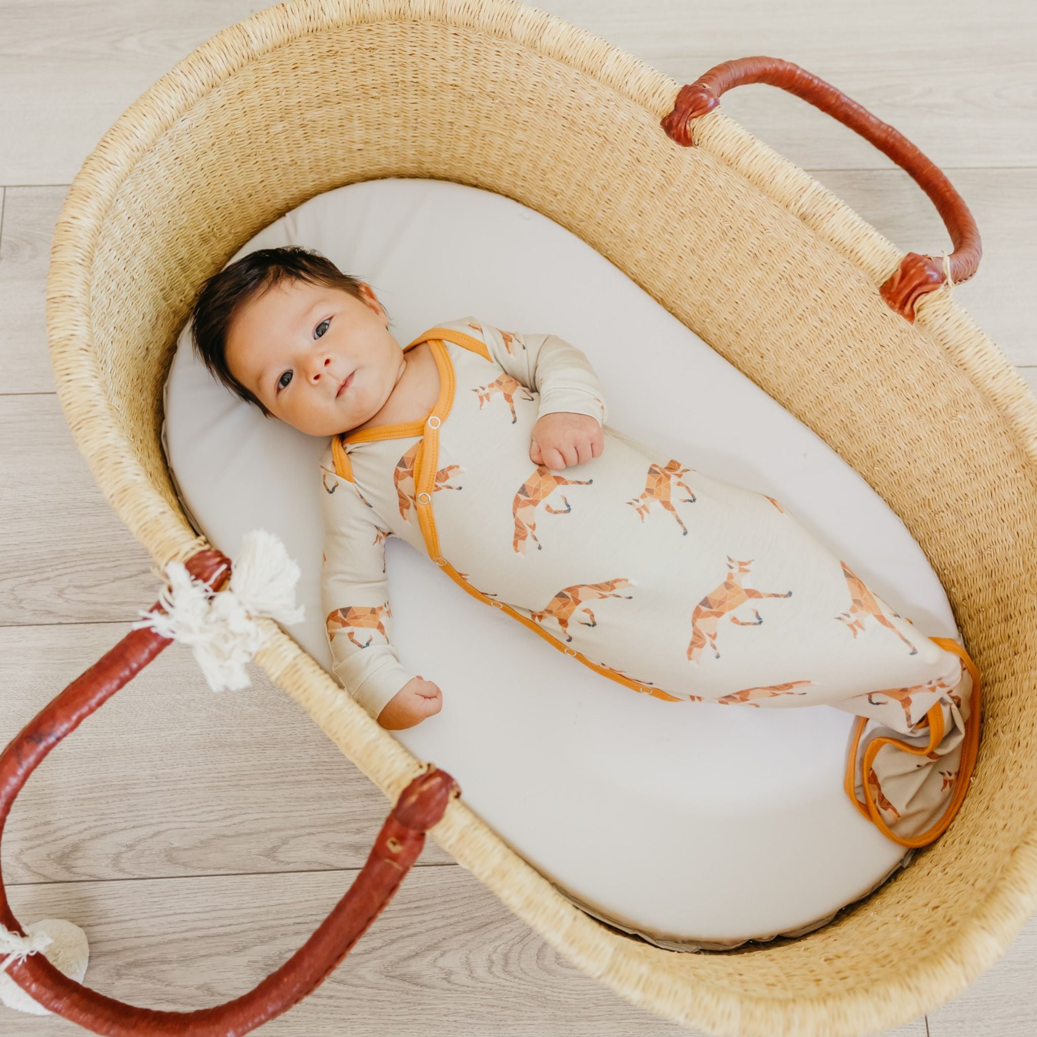 Newborn Knotted Gown - Swift