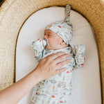 Newborn Knotted Gown - Trout