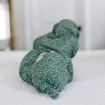 Newborn Top Knot Hat - Juniper