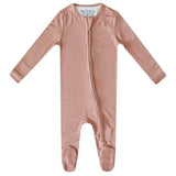 Zip-Up Footie Pajama - Pecan
