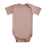 Short Sleeve Bodysuit - Pecan