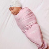 Personalized Baby Name Swaddle Blanket - Crepe