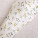 Personalized Baby Name Swaddle Blanket - Greenery