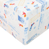 Premium Knit Fitted Crib Sheet - The Polar Express