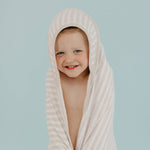 Premium Baby Knit Hooded Towel - Coastal