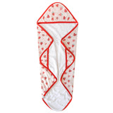Premium Baby Knit Hooded Towel - Strawberry