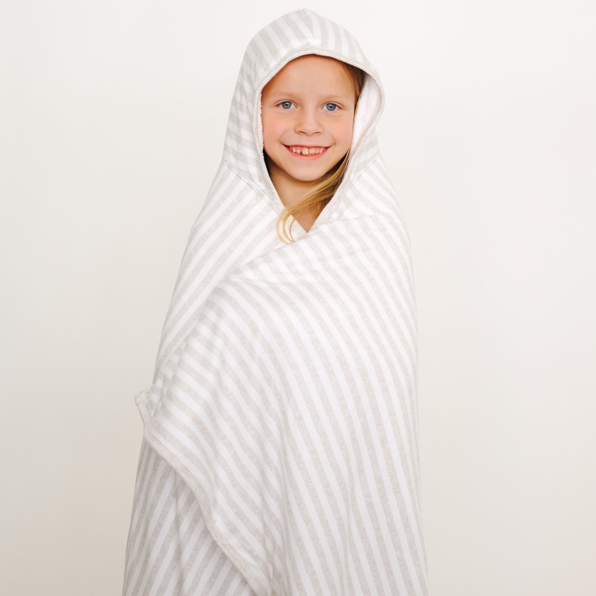Premium Big Kid Hooded Towel - Coastal