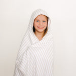 Premium Big Kid Hooded Towel - Coastal