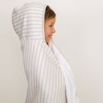 Premium Big Kid Hooded Towel - Coastal