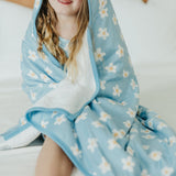 Premium Big Kid Hooded Towel - Della