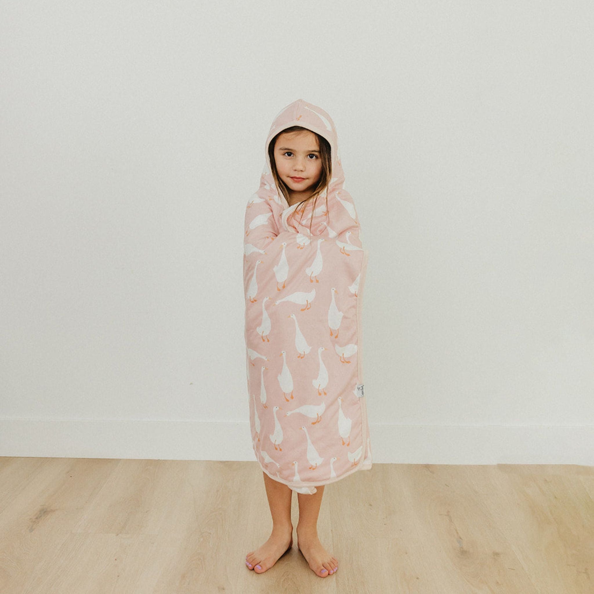 Premium Big Kid Hooded Towel - Goosie
