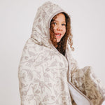 Premium Big Kid Hooded Towel - Jurassic Park Fossils