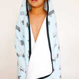 Premium Big Kid Hooded Towel - Leo