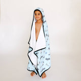 Premium Big Kid Hooded Towel - Leo